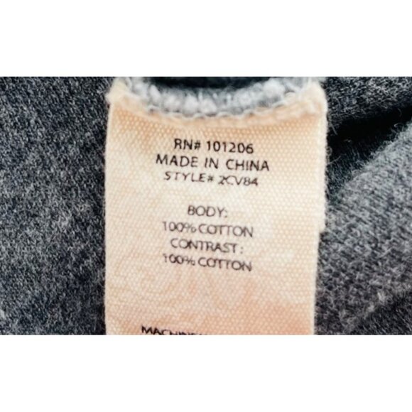 Soft Surroundings Womens Striped Cowl Neck Tunic Top Gray & White Cotton - Picture 4 of 5